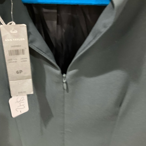 NWT Ann Taylor Blouse with jeweled collar - Picture 5 of 12